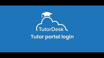 Tutor Portal  - Login