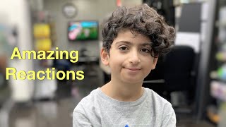 Amazing Reactions Worth $1,000,000 | Boy Having Haircut and Hairstyle - JASON MAKKI SALON