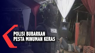 Polisi Bubarkan Pesta Minuman Keras di Gowa