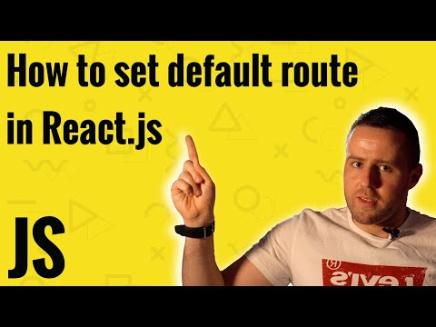 How to set default route in react js tutorial for beginners