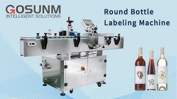 Automatic Round Bottle Labeling Machine Operation Details Display