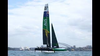 Sailing Olympians learning to fly at SailGP