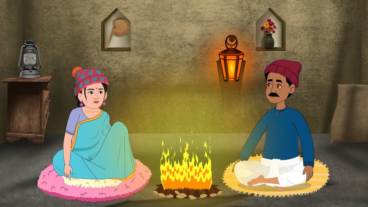 ठंड का कहर हिंदी कहानी । Thand ka kahar Hindi moral Story | Bedtime Stories @AkkuToonOfficial ​