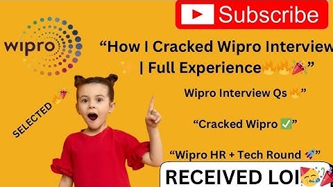 💼 My Wipro Interview Experience 2025 | Real Questions & Tips#WiproInterview #Wipro2025