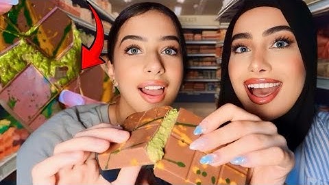 تجربة حلويات غريبة مع ميرا 😋🍫 وأخيراً جربناهاااا !