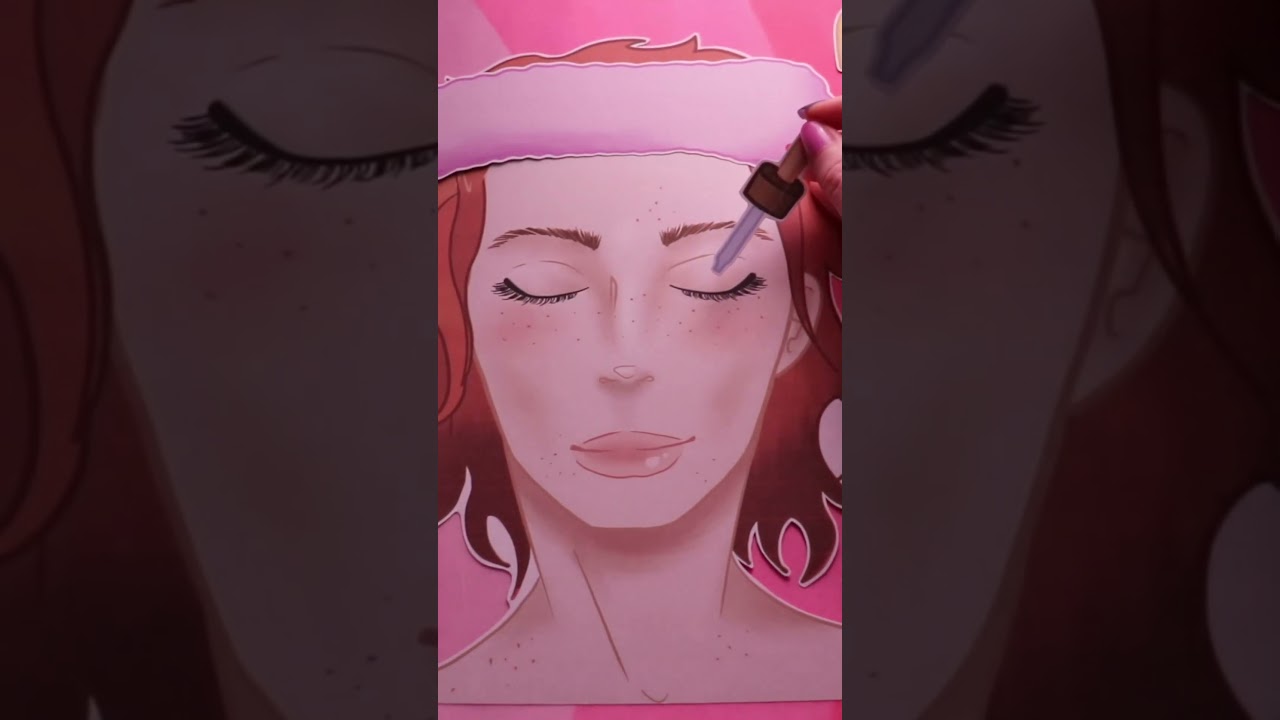 Paper ASMR: Eye Drops #asmr #shorts