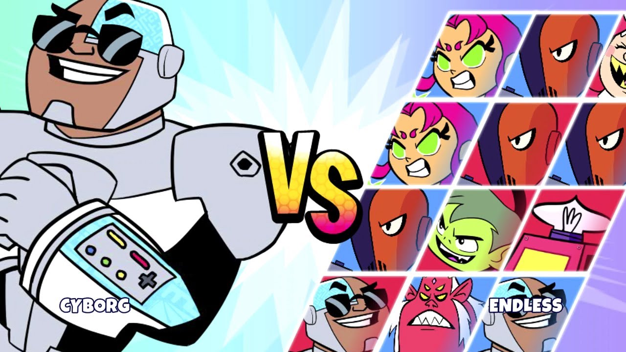 Cyborg's New Color - Teen Titans Go: Jump Jousts 2 [Cartoon Network Games]