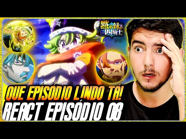 ARTHUR APARECEU!!! PERCIVAL VS IRONSIDE - React Nanatsu No Taizai