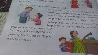 Moral science class 3, chapter good behavior || mount Carmel school screenshot 3