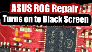 ASUS ROG Repair - No Boot Black Screen but Keyboard backlight is on