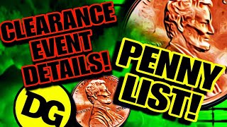 PENNY LIST! \& CLEARANCE EVENT DETAILS ARE HERE! DOLLAR GENERAL