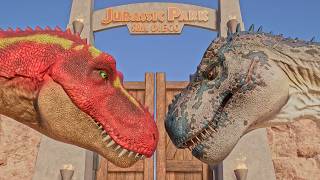 The Strongest Predator? Dinosaur King T.Rex Vs Tarbosaurus | JWE2 Ultimate Battle screenshot 2