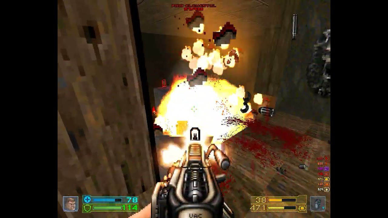 PB doom 2 Overkill Monster Pack map 15 part 3 killed HellDuke