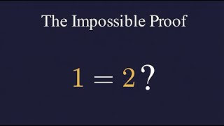 Easiest Way To Avoid the False Proof That Claims 1 = 2
