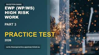 EWP (WP/WS) High Risk Work Practice Test 2026 Part 3 | 50 Questions and Answers | Exam Prep
