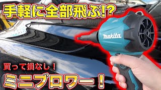 洗車に使えて全部飛ぶ！今すぐ買える格安ブロワーを試したら想像以上の