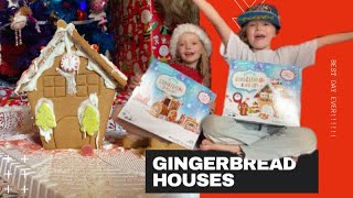 *Best Day Ever* We made holiday gingerbread houses from Aldi!
