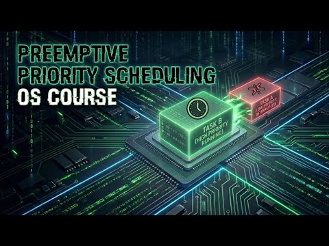 Operating System | Preemptive Priority Scheduling - YouTube