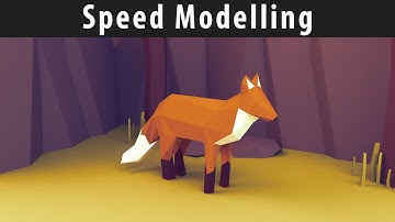 [Speed Modelling] - Low Poly Fox