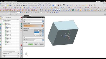 Chapter 3  I Unigraphics NX CAD Datum Point Tutorial for Beginners I Part 1