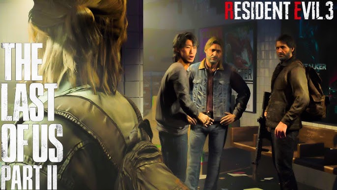 Resident Evil 2 Remake The Last of us Ellie Costume mod / Purple