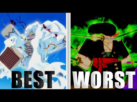 The BEST vs WORST One Piece Battlegrounds