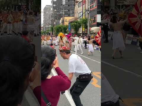 ウニアン ドス アマドーリス 大学生サンバチーム 草加よさこいサンバフェスティバル2023 10月8日 