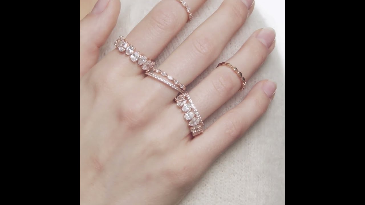 Prsteň Swarovski Matrix Vittore 5586162