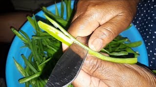 How to clean tiny beans for cooking 