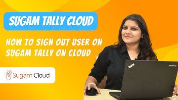 How to sign out user in Sugam Tally Cloud? #tallyoncloud