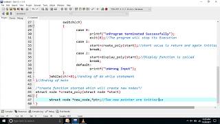 Representation of Polynomial using Linked list