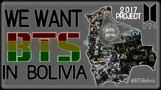 Flashmob #WeWantBTSinBolivia 2017 (A.R.M.Y Bolivia x BTS)