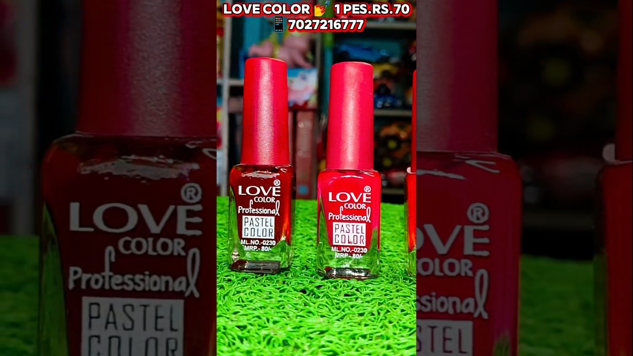 Nail Polish Love Color 💅 | Professional Pastel Color | 