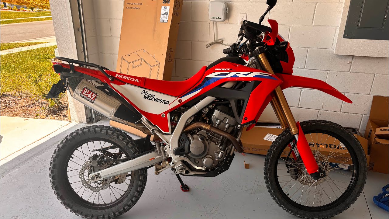 CRF 300l yoshimura exhaust sound test ￼