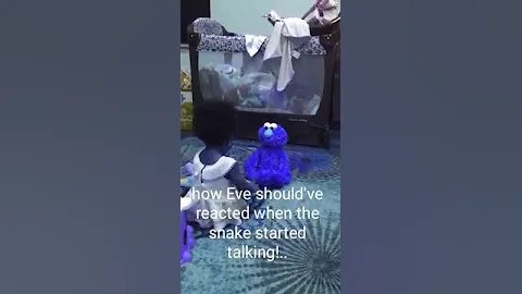 How Eve shoukd hv reacted when the snake started t...