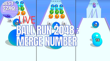 Live Game Ball Run 3D 2048 Merge Number