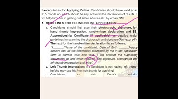 #HandwrittenDeclaration , got wrong in #SBIJA  🧐 #sbipo  #signature #exservicemanbanker  #bankjobs