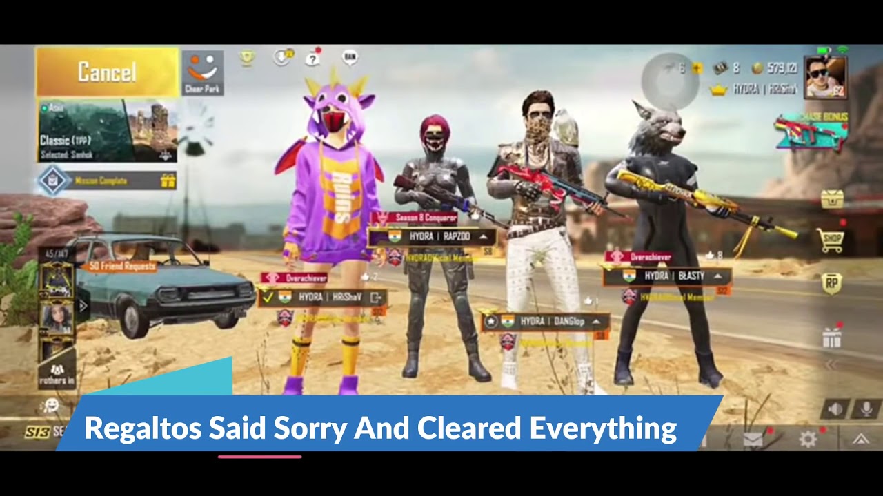 Mortal On Soul Vs Hydra Controversy  |  Regaltos Sorry To Hydra Team♥️♥️