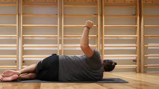 FRC - Bent Arm Shoulder Axial Rotations in Shoulder Extension (Side Lying)