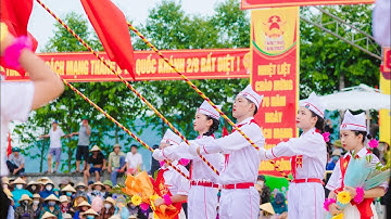 Phần thi nghi thức kỷ niệm quốc khánh 2/9/2023. Chi đội: Trần Quốc Toản.