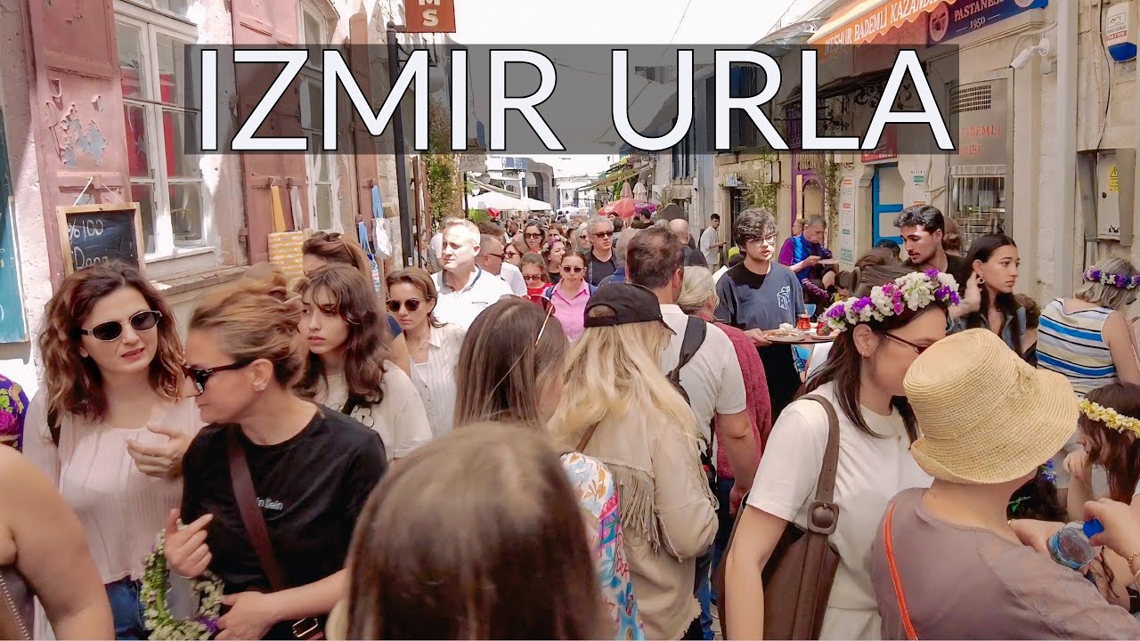 Izmir, तुर्किये | Urla Enginar Festivali | पैदल यात्रा 4K