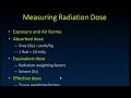 Measuring the Radiation Dose :Exposure |Air KERMA | Absorbed Dose | Equivalent Dose | Effective Dose