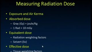 Measuring the Radiation Dose :Exposure |Air KERMA | Absorbed Dose | Equivalent Dose | Effective Dose screenshot 5