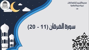 Re - G8 - T1 - سورة الفرقان(11-20)