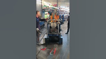 Gutter roll forming machine