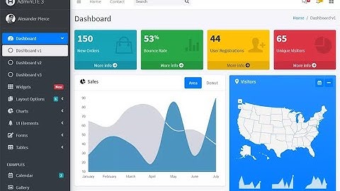 Install AdminLTE Template in React TypeScript