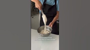 How to determine the readiness of macaronage? #macarons #online #lesson