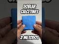 Como doblar calcetines por el método bolsillo