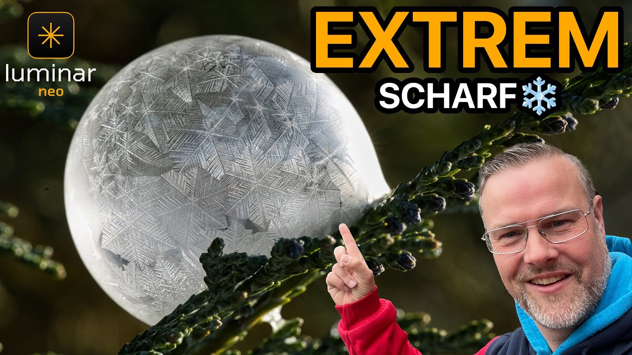 Luminar Neo Maximale Details aus Eiskristallen herausholen So geht's!