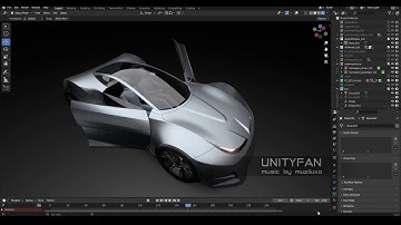 concept car quick modeling - vehicle 025 - 06 - 4x timelapse